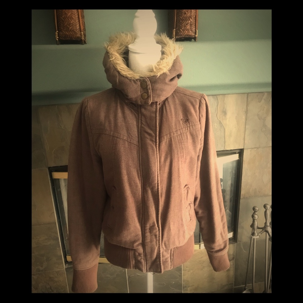 EUC Warm Roxy Hooded Coat